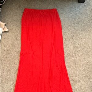 Wild Fable Vibrant Red Maxi Skirt